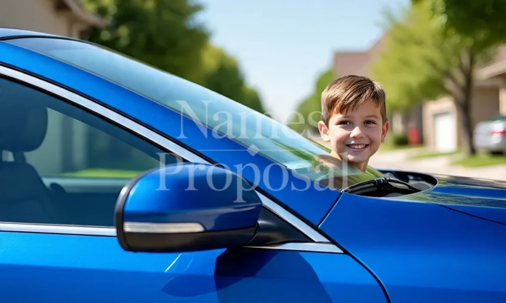 Boy Car Names for Blue Cars