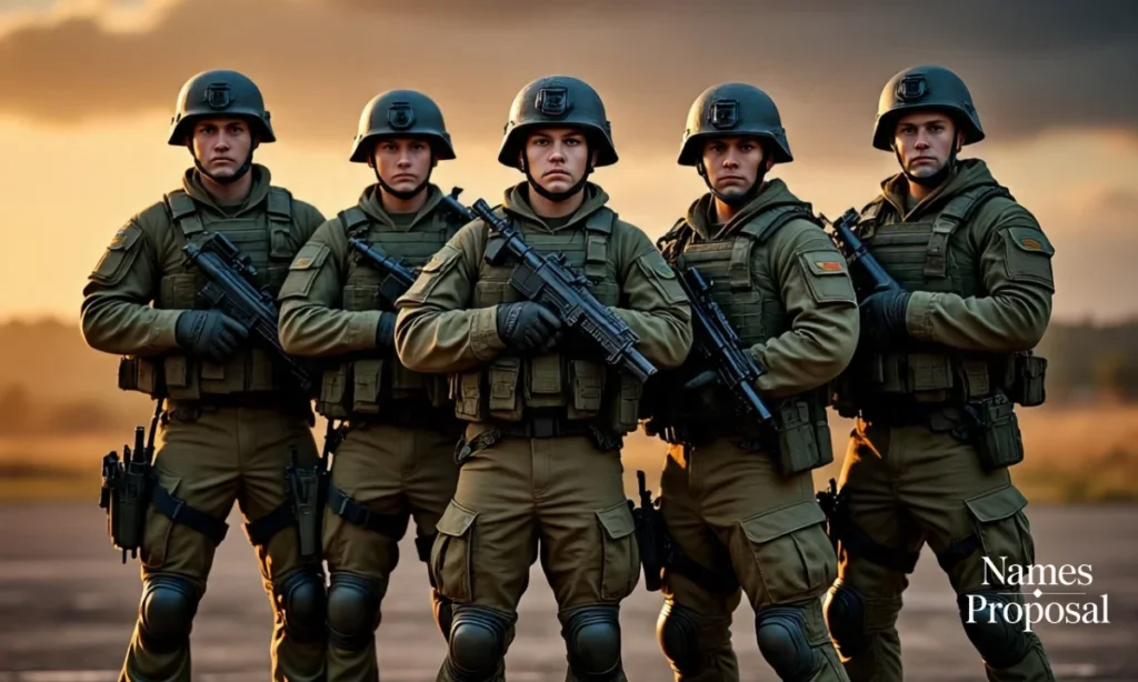 Cool Military Team Names