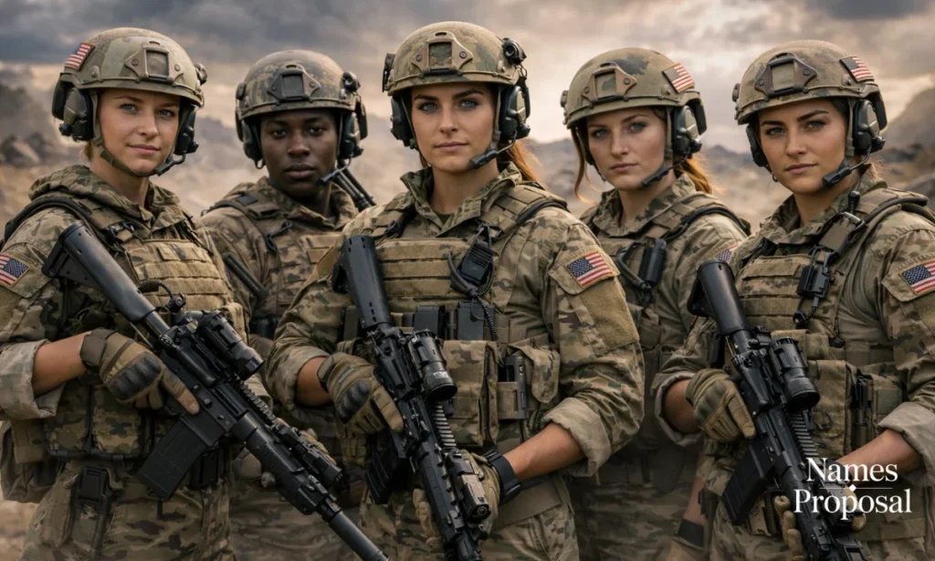 Female Military Team Names