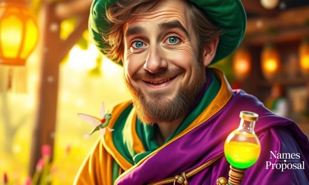 Funny and Quirky Wizard Names
