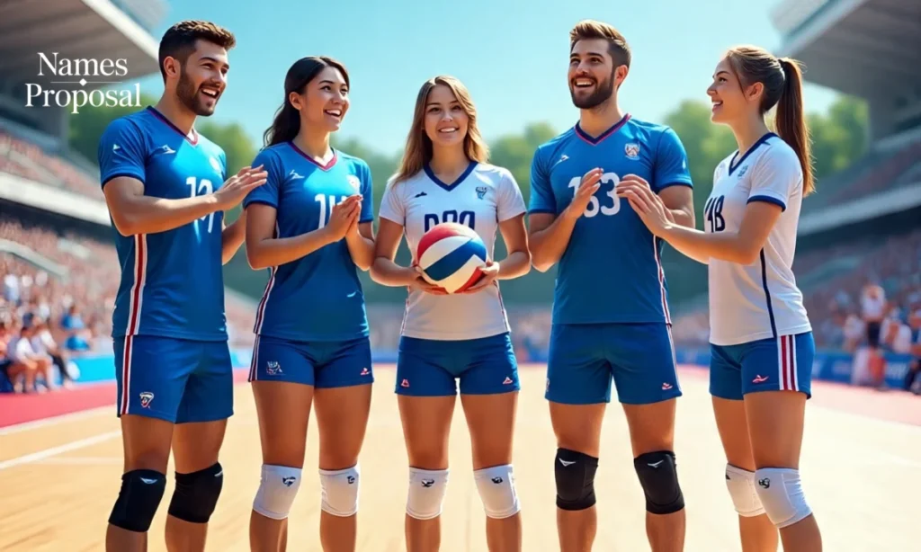 Coed Team Names for Volleyball