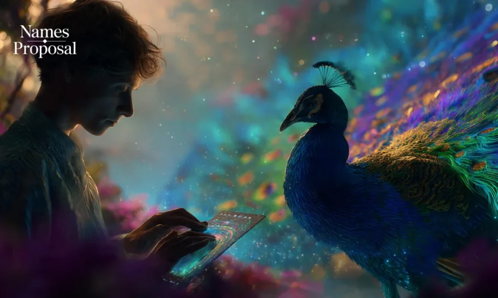 Color-Inspired Peacock Names