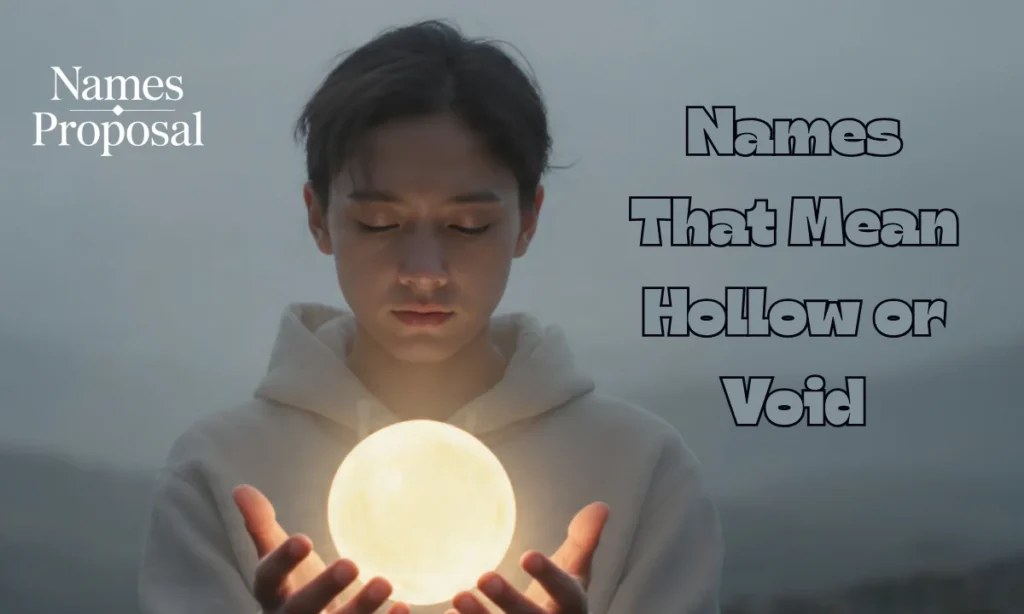 Names That Mean Hollow or Void
