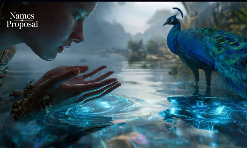 Peacock Names Influenced by Water