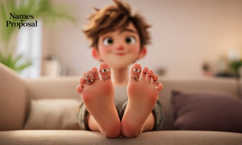 Toe Names on Foot