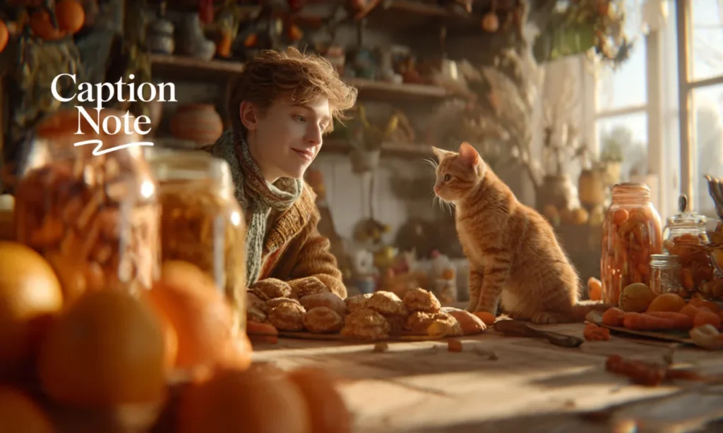 Food-Inspired Orange Cat Names